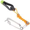 XUXHOU Fishing Release Clip per Downrigger, Small Power Grip Rod Holder | Costruzione in ABS e Acciaio Inossidabile, Tensione Regolabile, Design Compatto Ideale per Barche, Trolling e Planer board.