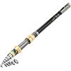 Drawup Portatile leggero telescopico di Palo 2.1m della fibra del | Si ripiega fino a 44 cm, design ultra portatile, ideale per spazi ristretti, bagagliaio auto e zaini