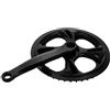 DOITOOL Guarnitura Singola velocità per Bicicletta Corona da 36 Denti in Acciaio al Carbonio, Compatibile, Facile Installazione per Bici da Strada e Mountain Bike
