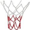 Baoblaze Basketball Hoop Net Rete Canestro Basket Catena Metallo Manganese Galvanizzato Affidabile Antistrappo Sostituzione Usurate Aggancio 13 Maglie, style to 2