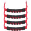 HAKIDZEL 2 Paia Maniglia Kayak Antiscivolo Ergonomica, Ricambio per Barca | Pvc e Pp, Struttura Robusta, Rosso, Accessori per Kayak e Canoa, Uso su Fianco e Poppa