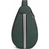 LOVIVER Borsa a Tracolla per Racchetta Portatile , Grande , Verde , Verde Scuro