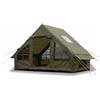 Tdoutop Struttura Abitativa Gonfiabile da Esterno con Installazione Rapida E Dimensioni Generose per 3-4 Persone in Materiale Impermeabile con Buona, Verde Militare