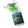 Drawup Ami da pesca luminosi 20pcs Fast-Staccare girevole acciaio al carbonio (con girella-2/0#)