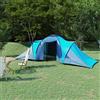 Generic Tenda da Campeggio 6 Persone, 2 Camere, Blu