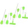 Dolvitrny Kit di accessori per pesca alla carpa, 70-133 mm, colore: nero