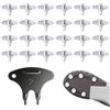 sitarcmin 24 tacchetti di ricambio per scarpe da cricket, diametro 5,7 mm, filettati con chiave, tacchetti in acciaio inossidabile, forte presa ammortizzante, per scarpe da cricket, pista, sci di fondo