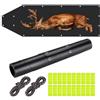 Generic Deer Drag Sled - Heavy Duty flessibile riflettente Utility Snow Sled | Resistente PE Trasporto Drag Sheet Con Corde Per Pesca Ghiaccio Gioco di Caccia Trasporto Legna Da ardere Giardinaggio Neve