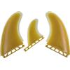 Milageto 3 Pezzi Stabilizzatori da Surf Perforate Pinna Traslucide Attrezzatura per Surfisti