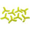 WSCONPKPJ Universale 3-Hole 3-Color 2.0x4.0 PC 3-Elica Albero Girante Macchina Multi-asse Dedicato Motore (Giallo)