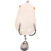 BESTOMZ Esca Artificiale 4cm in Resina per Pesca e Outdoor | Bianco, Leggera e Affondante, Facile da Portare, Migliora L'efficienza, Forma