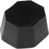 Toddmomy Tappo Terminale per Racchetta da Badminton e Tennis, Ricambio Nero | Plastica, Dimensioni 3, 20x2, 80x1, 60cm, Sostituzione Facile, Mantiene la Sensazione Originale della Presa