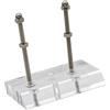 ZEPFJHE Supporto da parete per skateboard orizzontale | Rack Longboard Hanger Hook con viti per ponte