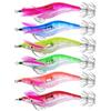 Drawup Esche luminose in plastica da 10 cm con perline in acciaio | Luce subacquea automatica, perline interne in acciaio, colata liscia, dimensioni 10 cm, design multicolore