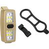 Wiffe Lampada frontale a LED ricaricabile con clip, per pesca, colore