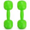 EHJRE Qectial Manubrio Giocattolo in Plastica Manubrio Riempibile Leggeri Terminali per Bambini, Palestra, Giallo, Dumbbell Colorful Style Yellow