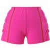 CoudarTitie Pantaloncini Imbottiti Pattinaggio Ghiaccio Shorts Protettivi Pantaloni Antiurto Intimo Sportivo con Cintura Elastica E Profilo Assorbimento Impatti , Rosa Rossa , XS