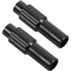 NUOBESTY Vite Cambio Bicicletta, Regolatore Cavo Cambio Bici, Lega di Alluminio, Nero, per Mountain Bike e Bici da Strada, Regolazione Marce