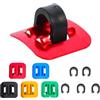 OHPHCALL 6 Pezzi Fibbia di Fissaggio Cavo Bici in Plastica, Clip Guida Tubo Cavo, per Biciclette, Facile da Montare, per Cavi Freno e Deragliatore