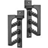 TEHAUX 2 Pezzi Supporto da Parete per Archi e Frecce, Wall Mounted Archery Brackets, Pla Nero, Struttura ad Alta Portata, per Attrezzatura da Tiro L'arco, Negozi di Articoli Sportivi