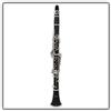 Tuyama® TKB-177 Clarinetto in Sib - Sistema Boehm - 17 Chiavi Argentate - 2 Bariletti - Bocchino e Custodia inclusi