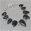 Collana bigiotteria vintage fatta a mano con pietre preziose a forma di...