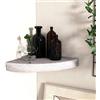 Generico Mensola Angolare Grigio Cemento 35x35x3,8 cm in MDF,Mobili,Scaffalature,Scaffali e mensole per pareti-326642