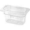 Lioninox Vassoio Gastro in plastica policarbonato 1/9 (176x108 mm) 176x108x100 mm