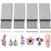 Generico Strumento Rullo Creatore di Palline Argilla Stampa 3D, 4 Sizes | Multiuso Strumento Creare Ball Gel Argilla Polimerica, Strumento Modellare Perline Argilla 3D Per Nails Art Fiori Gioielli