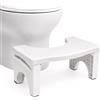 MAGIC SELECT Sgabello WC Pieghevole. Poggiapiedi Fisiologico Antiscivolo