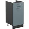 Vicco Mobiletto base cucina R-Line, Grigio-blu/Antracite 40 cm