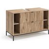 Vicco Mobile sottolavabo per bagno Eliza, Quercia vichinga, 100 x 63 cm | Con 2 cassetti estraibili, per il montaggio sotto il lavandino e combinabile con la serie Eliza