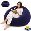 Wxeadu Poltrona a sacco gonfiabile, sedia da gioco gonfiabile con pompa ad aria, divano gonfiabile portatile per soggiorno, camera da letto, campeggio, spiaggia, piscina