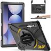 BRAECN Cover per Samsung Galaxy Tab S10 Ultra/S9 Ultra/S8 Ultra - Nero