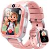 Blackview Smartwatch per Bambini Smartwatch GPS+LBS+Wi-Fi Tracciatrice, SOS, 4G Chiamate, Chat vocale, Videochiamata, SMS, Gioco, Fotocamera, Calcolatrice, Contapassi, Sveglia per Regalo Bambini