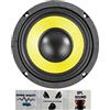 GK SOUND KIT SET PER FENTON 902.420 WK14 1 altoparlante woofer wide range kevlar 13 cm 130 mm 5,25, 100 watt rms 200 watt max, 8 ohm, sensibilità 89 dB, sospensione in gomma, 1 pezzo + 3 adesivi