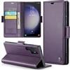 Phernykas Custodia a Libro Portafoglio per Samsung Galaxy S23 Ultra, RFID | 3 Slot - Per Pendolarismo, Flip Cover Doppia Fibbia Magnetica, Pelle PU Anti-Macchia, Supporto, Lavoro, Telefono Libretto