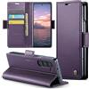 Phernykas Custodia a Libro Portafoglio per Samsung Galaxy Z Fold 6, RFID | 3 Slot - Per Pendolarismo, Flip Cover Doppia Fibbia Magnetica, Pelle PU Anti-Macchia, Supporto, Lavoro, Telefono Libretto