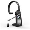 Earbay Cuffie wireless Bluetooth con dongle USB e base di ricarica, cuffie wireless con microfono con cancellazione del rumore, cuffie per PC con pulsante mute, per telefoni/Skype/Zoom/ufficio
