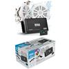 GK SOUND KIT SET PER BOSS AUDIO SYSTEMS ASK902B.6 kit marino con amplificatore 4 ch bluetooth MC900B, coppia di altoparlanti MR6W 90 watt rms 180 watt max, una custodia per smartphone, 1 kit + accessori