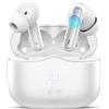 xinwld Cuffie Bluetooth 5.4 In Ear, Auricolari Bluetooth HiFi Stereo con 4 Mics ENC Cancellazione Rumore, 40 Ore Cuffie Wireless LED USB-C, IP7 Impermeabili Cuffiette Senza Fili per iOS Android, Bianco