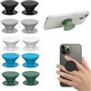 HABVPU 10 Pezzi Impugnatura Smartphone, Supporto Ad Anello Magnetico Per Cellulare, Phone Grip, Supporto e Maniglia Estensibili, Impugnatura Telefoni Magnetico Cellulari Grip, Accessori Telefono