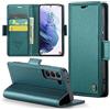 Phernykas Custodia a Libro Portafoglio per Samsung S21, RFID Magnetica | 3 Slot - Per Pendolarismo, Flip Cover Doppia Fibbia Laterale, Pelle PU Anti-Macchia, Supporto, Lavoro, Telefono Libretto