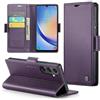 Phernykas Custodia a Libro Portafoglio per Samsung A34, RFID Magnetica | 3 Slot - Per Pendolarismo, Flip Cover Doppia Fibbia Laterale, Pelle PU Anti-Macchia, Supporto, Lavoro, Telefono Libretto
