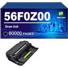 KLXFJ 56F0Z00 Unità Tamburo Compatibile Per Lexmark M1242 1246 3250 XM1242 1246 3250 Stampanti, 60000 Pagine,56F0Z00-1 PACK
