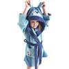 Top Towel - Accappatoio Bambino e Bambina Toby in Cotone 100% | Spugna Morbida e Assorbente Certificata OEKO-TEX® 450 g/m² | Con Cappuccio, Tasca e Cintura - Ideale per Bagno o Piscina - 6 Anni