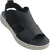 Loren, Sandalo donna, Cinturino elasticizzato, Nero (Sistema Taglie Calzature EU, Adulto, Numero, Media, 38)