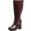 GABYLOU Stivali 2XL a polpaccio largo - modello Melissa. Nero23. 37