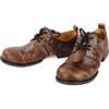 OSSTONE Chukka Stivali Cowboy Biker Boots Maschio Mens motociclo Botas in Pelle Vitello Western retrò stile Uomo Stivali Piatto Caviglia Stivaletti Boots 6015-1-B