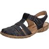 Josef Seibel Donna Sandali con Cinturino Rosalie 48, Signora Sandali,Larghezza G (Normale),Sandalo,Scarpa Estiva,Comodo,Nero (Schwarz),36 EU / 3 UK